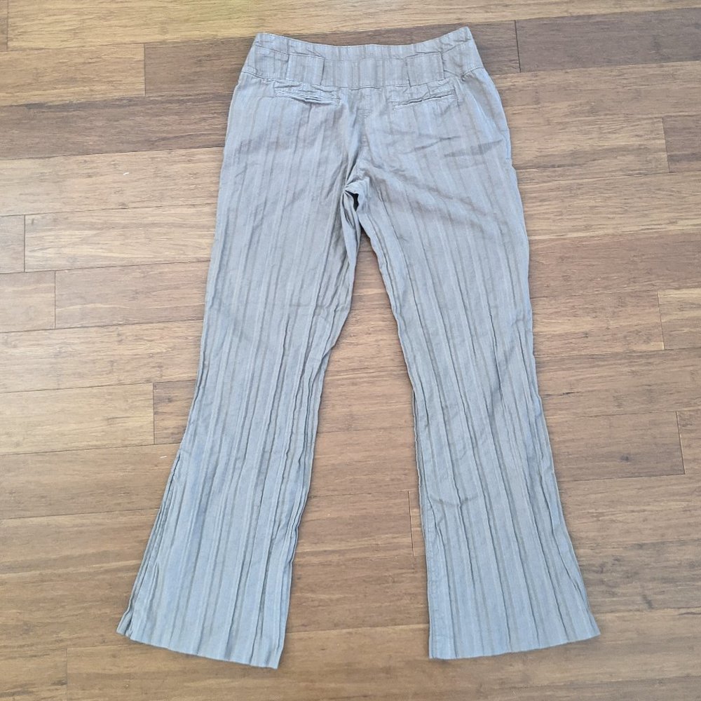 Anthropologie Elevenses Brown Cotton Pants - Picture 7 of 7
